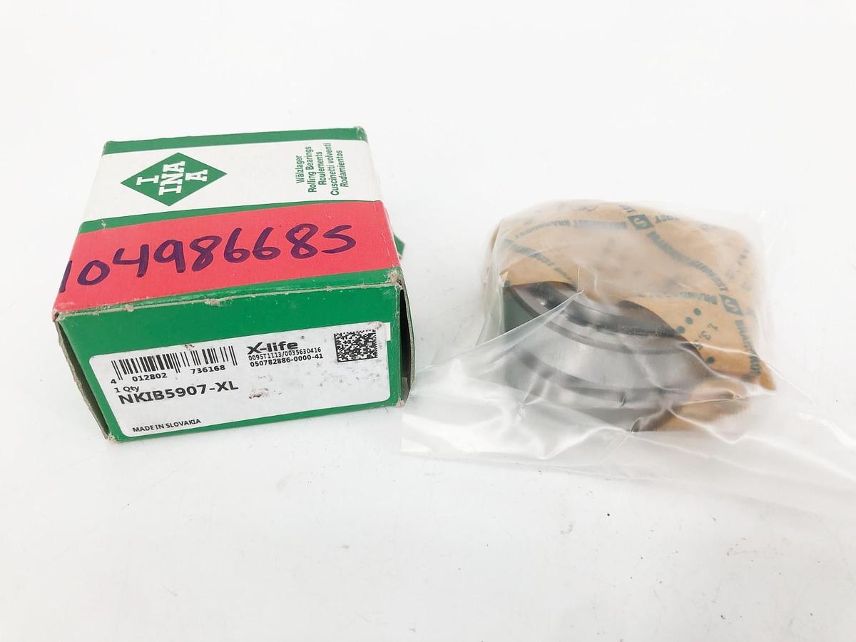 New INA NKIB5907-XL Angular Contact Ball Bearing 35mm x 55mm x 27mm