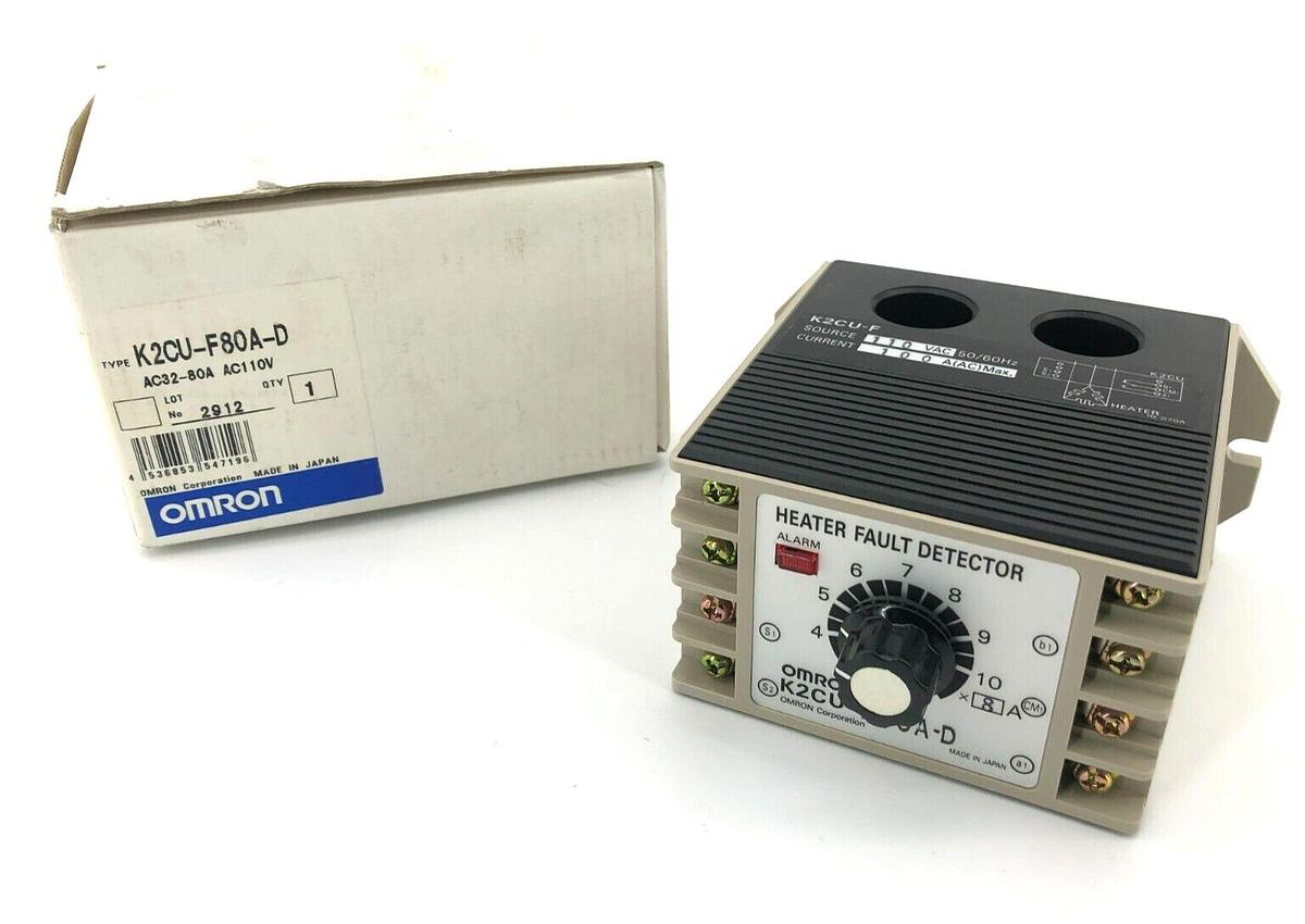 New Omron K2CU-F80A-D AC110 Heater Fault Detector