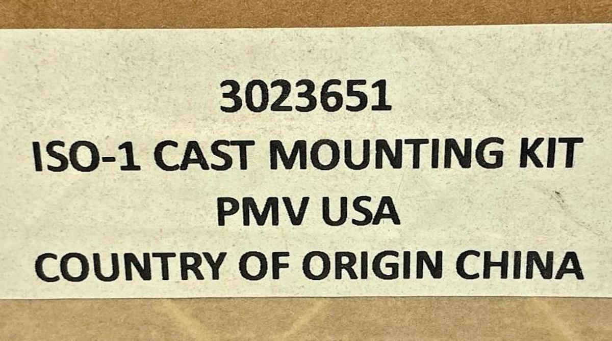New PMV 3023651 ISO-1 Cast Mounting Kit 3023651