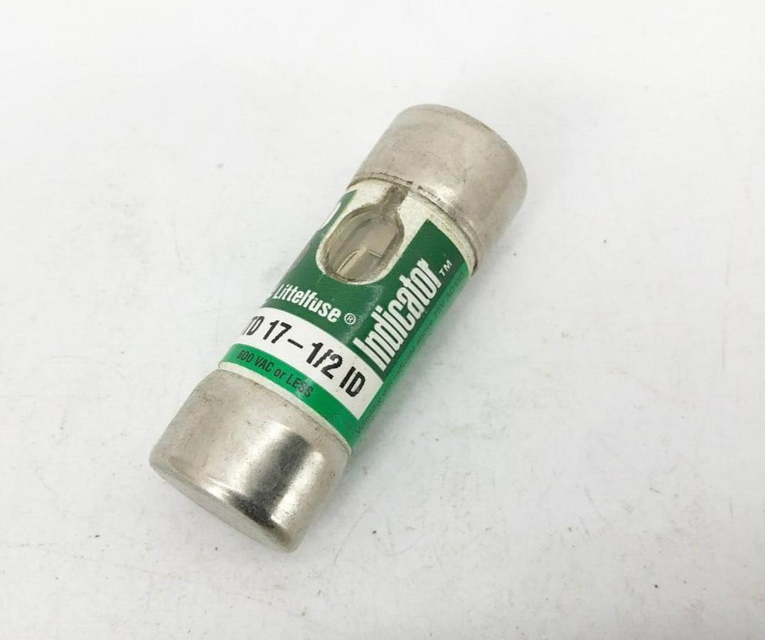 New Littelfuse JTD 17-1/2 ID Time Delay Indicator Fuse 17-1/2A 600VAC Class J