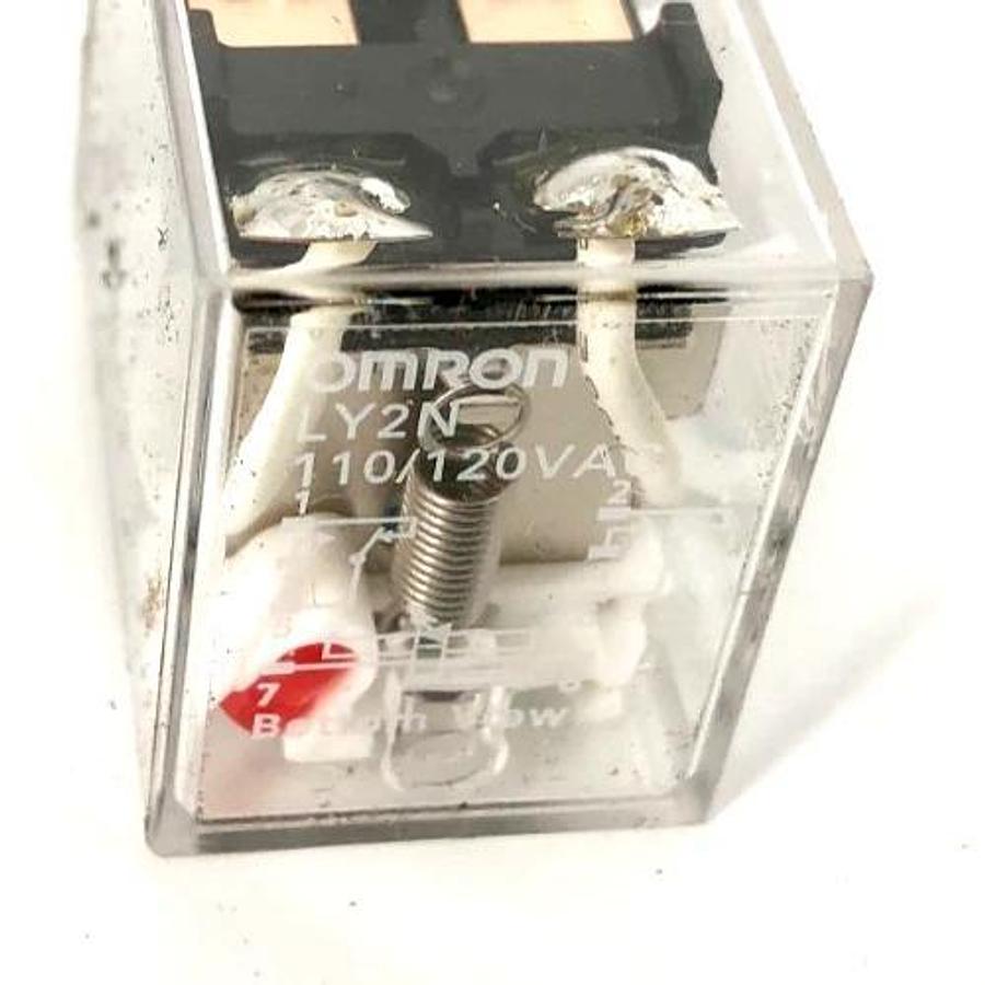 Lot of 3 New Omron LY2N Relays 110/120VAC 8-Pin - No Box