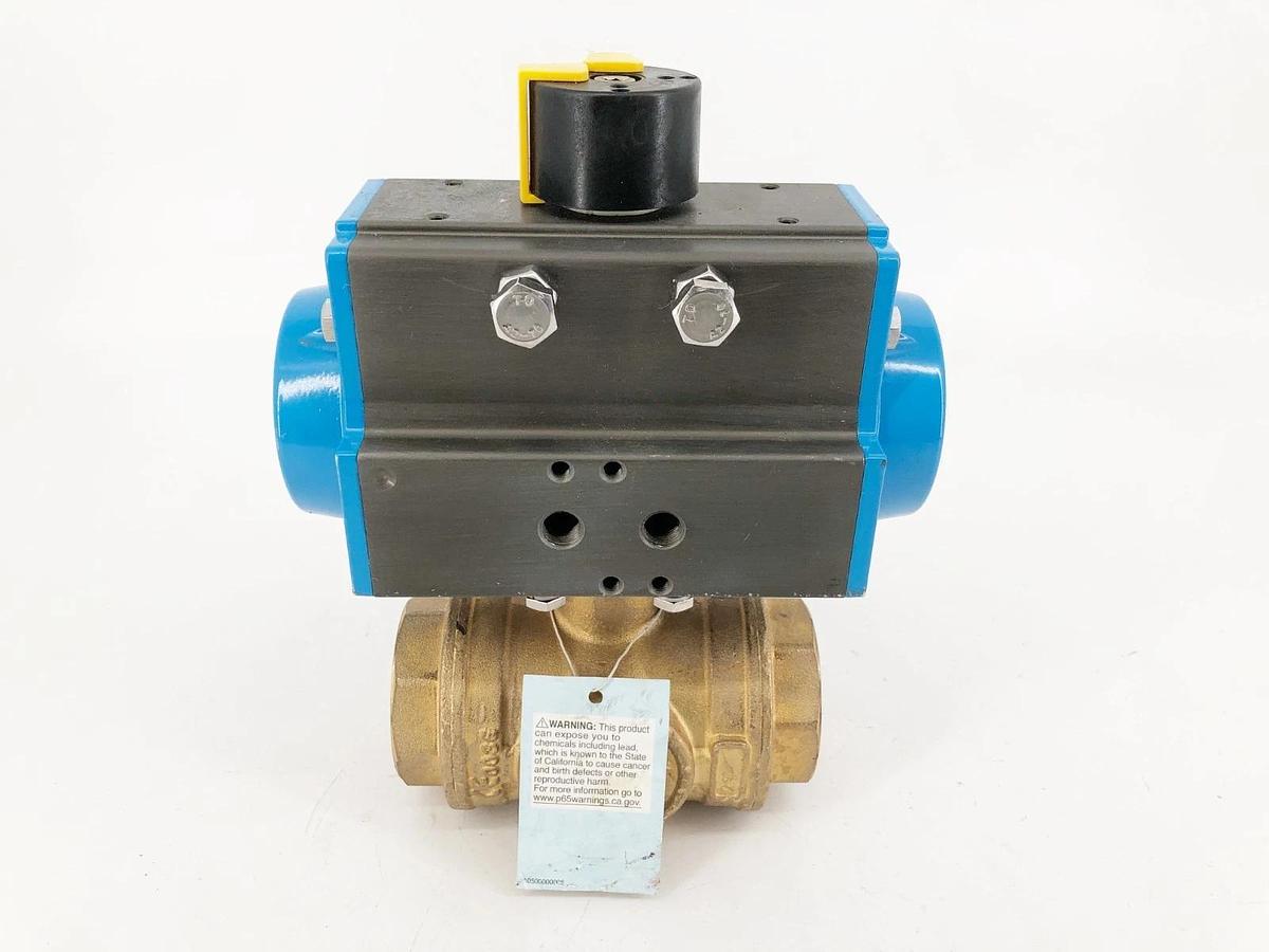 New Bonomi 8P0132-F-1-1/2 Ball Valve 3-Way 82SRB512 SR 63.5 FO 116psi - No Box