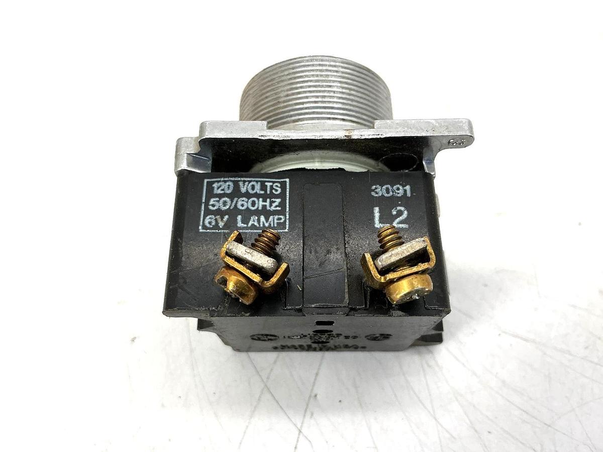 Used Random Assorted Lot of 6 Eaton Cutler-Hammer Standard Indicating Pilot Light