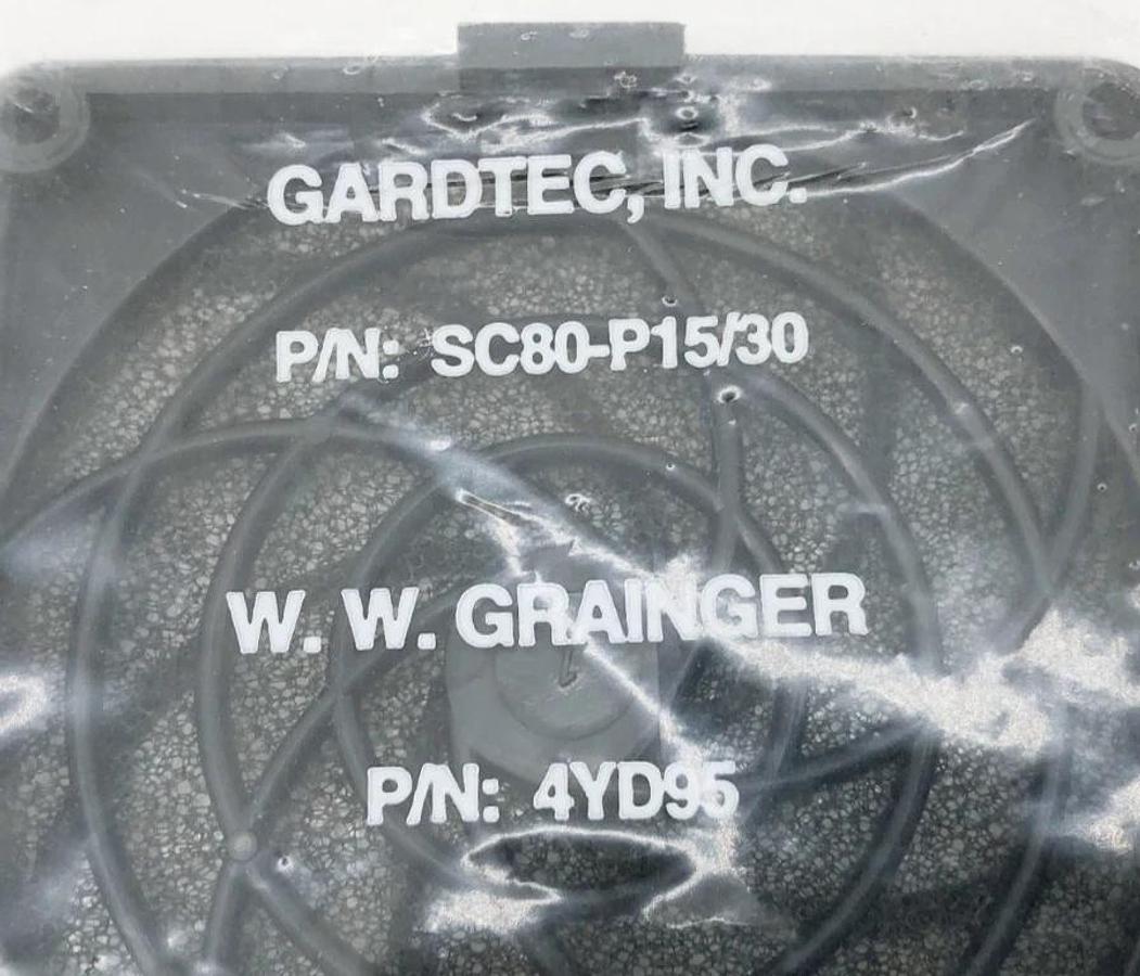 Lot of 10 New Gardtec SC80-P15/30 Fan Filter Assemblies 80mm 4YD95 - No Box