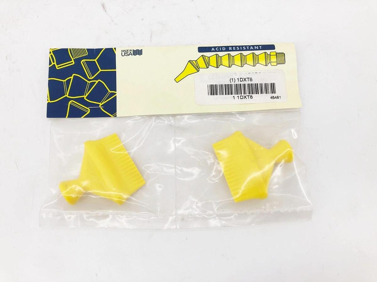 Pack of 2 New Loc-Line 1DXT8 Acid Resistant Swivel Nozzles 45481