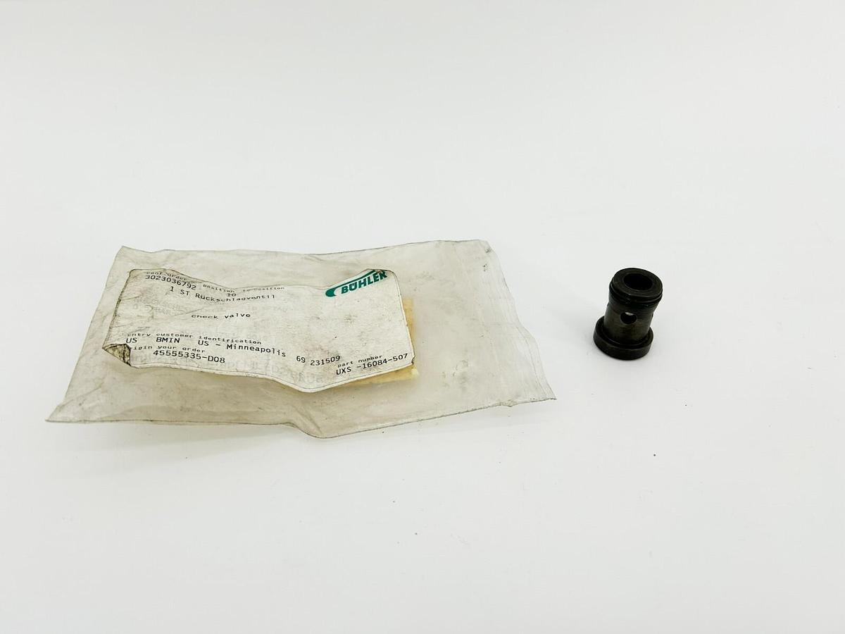 New Buhler UXS-16084-507 Check Valve