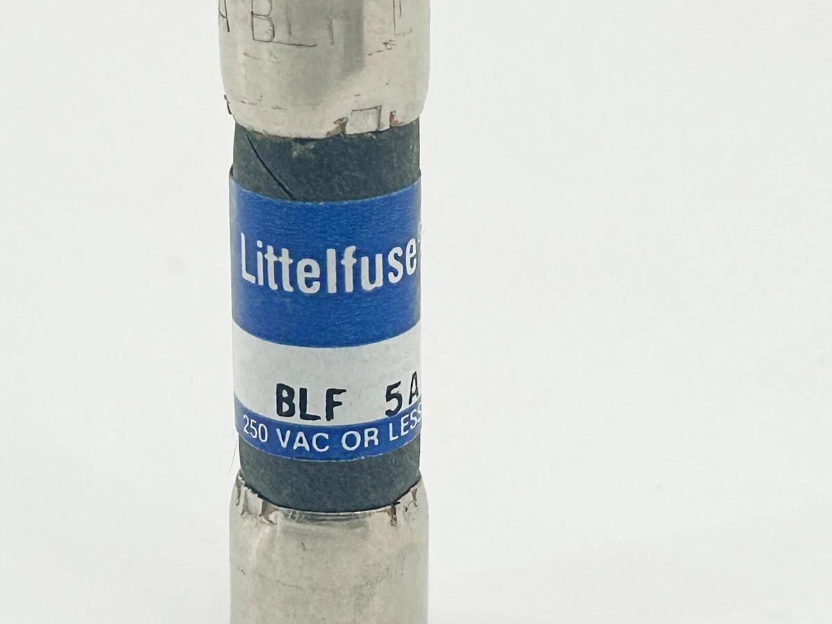 New Lot of 3 Littelfuse BLF-5A Fast Acting Fuse 5A 250V - No Box
