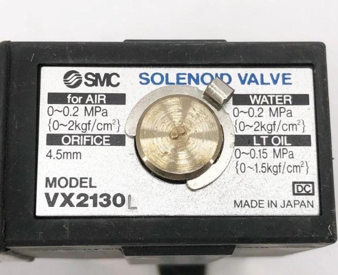 New SMC VX2130 Solenoid Valve 24V 4.5mm Orifice - No Box