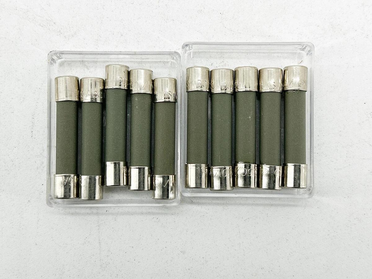 New Lot of 10 Bussmann ABC-15 Fuse 15A