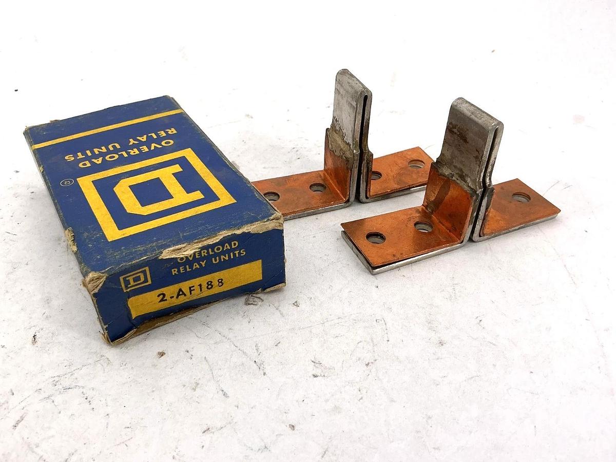 New Square D 2-AF188 Overload Relay Units AF-188 QTY 2 Per Box