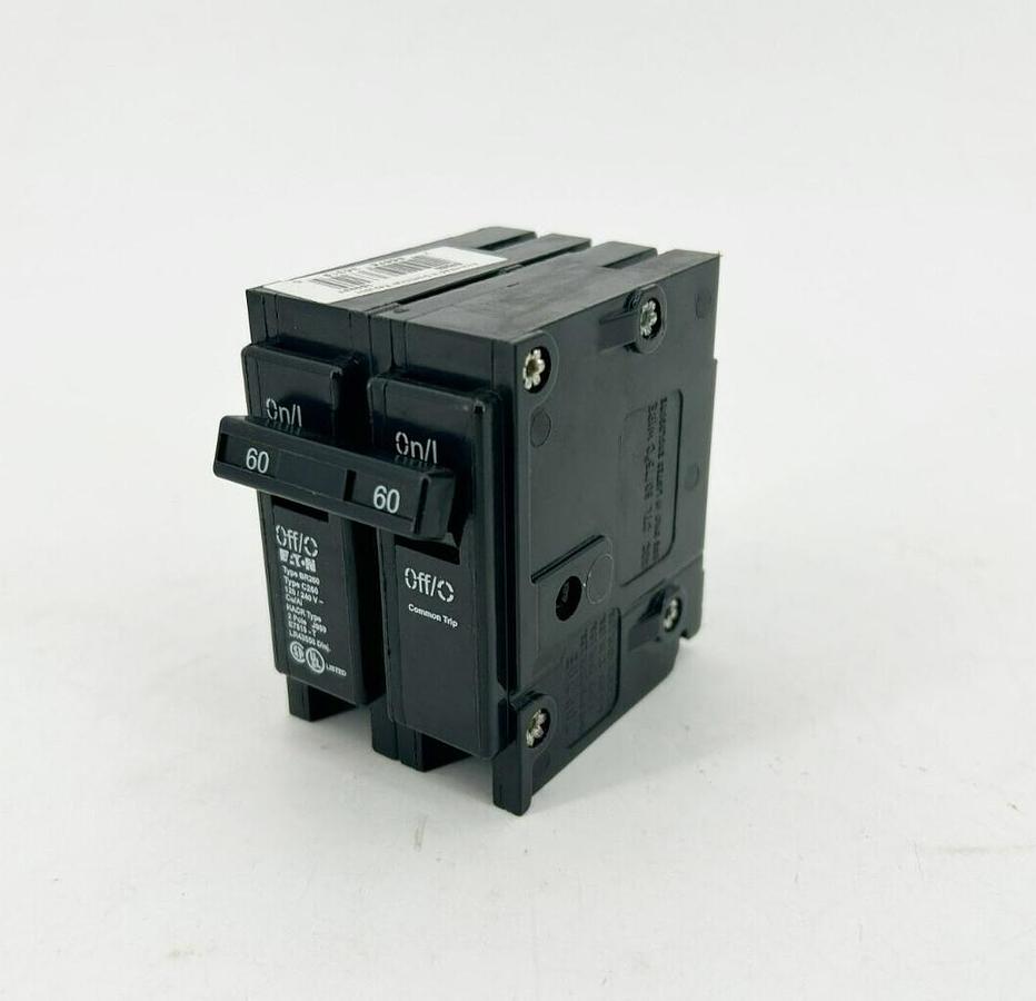 New Eaton BR260 Circuit Breaker 60A 120/240V 2 Pole