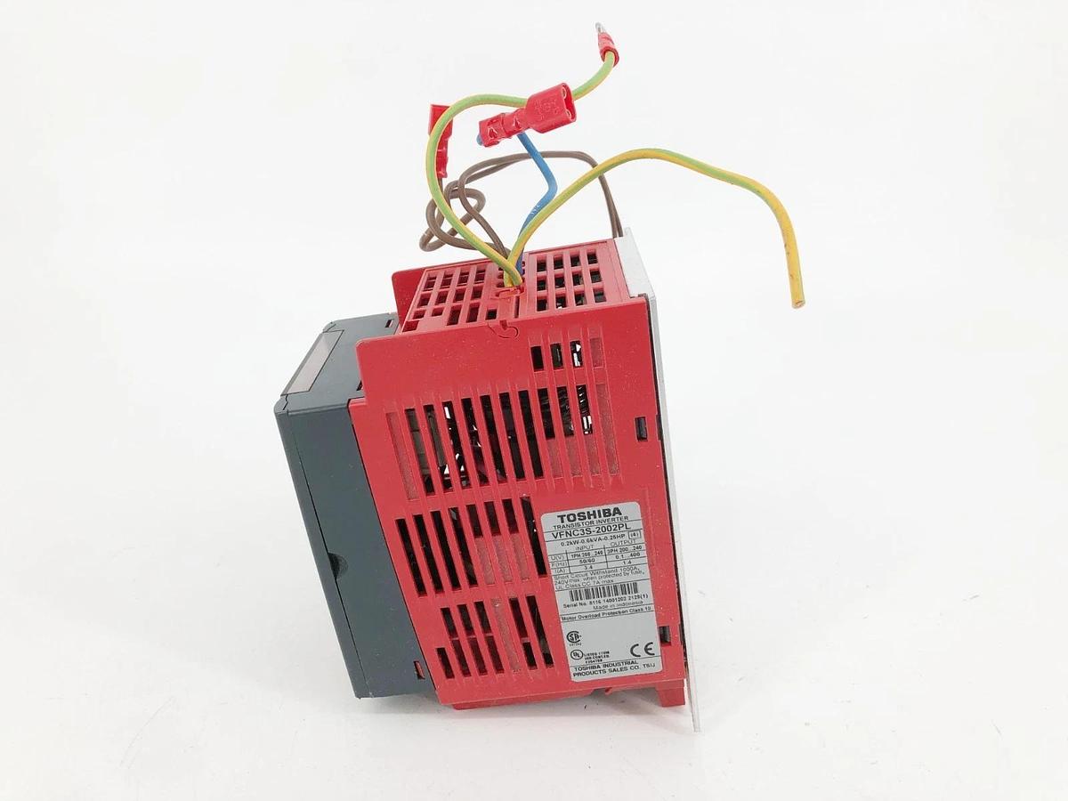 Used Toshiba VFNC3S-2002PL Transistor Inverter 1PH 200/240VAC 0.2kW/0.25HP