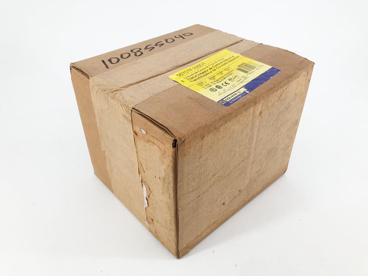 New Square D 9070TF100D1 Control Transformer 0.1kVA Prim 240/480 Sec 120 Sealed