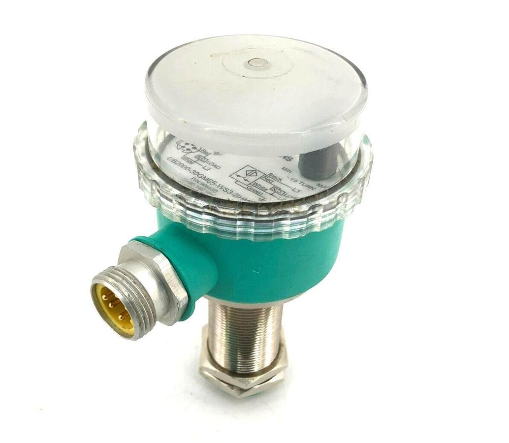 Used Pepperl + Fuchs UB2000-30GM65-WS3-BHMS5 Ultrasonic Sensor 90-140VAC 906480