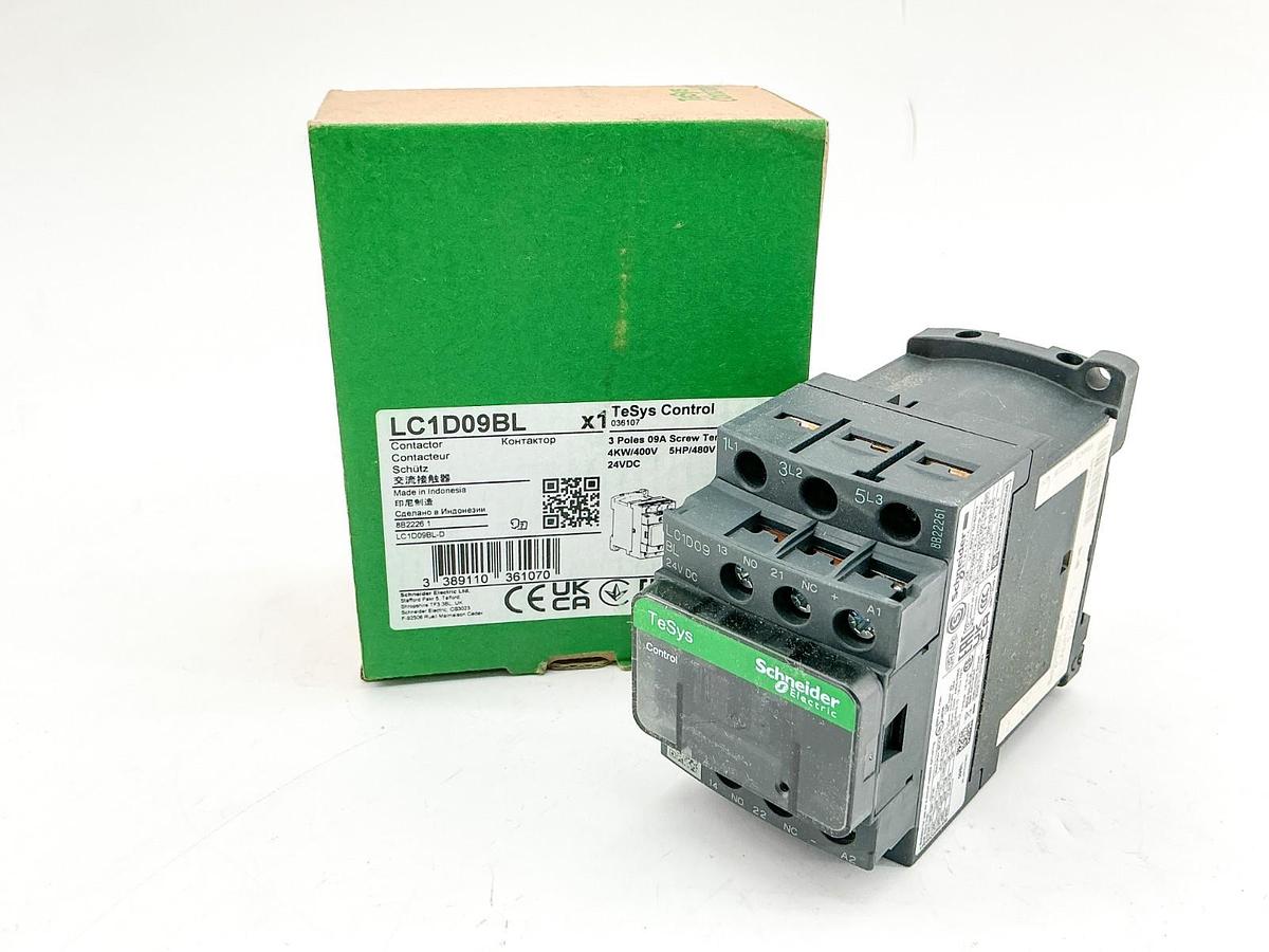 New Schneider Electric LC1D09BL Contactor 3P 24V 5HP 036107