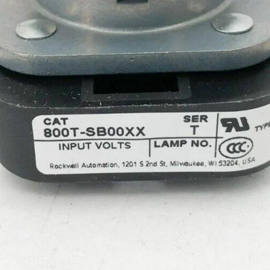 New Allen Bradley 800T-SB00XX Ser. T Illuminated Pushbutton Momentary 30mm
