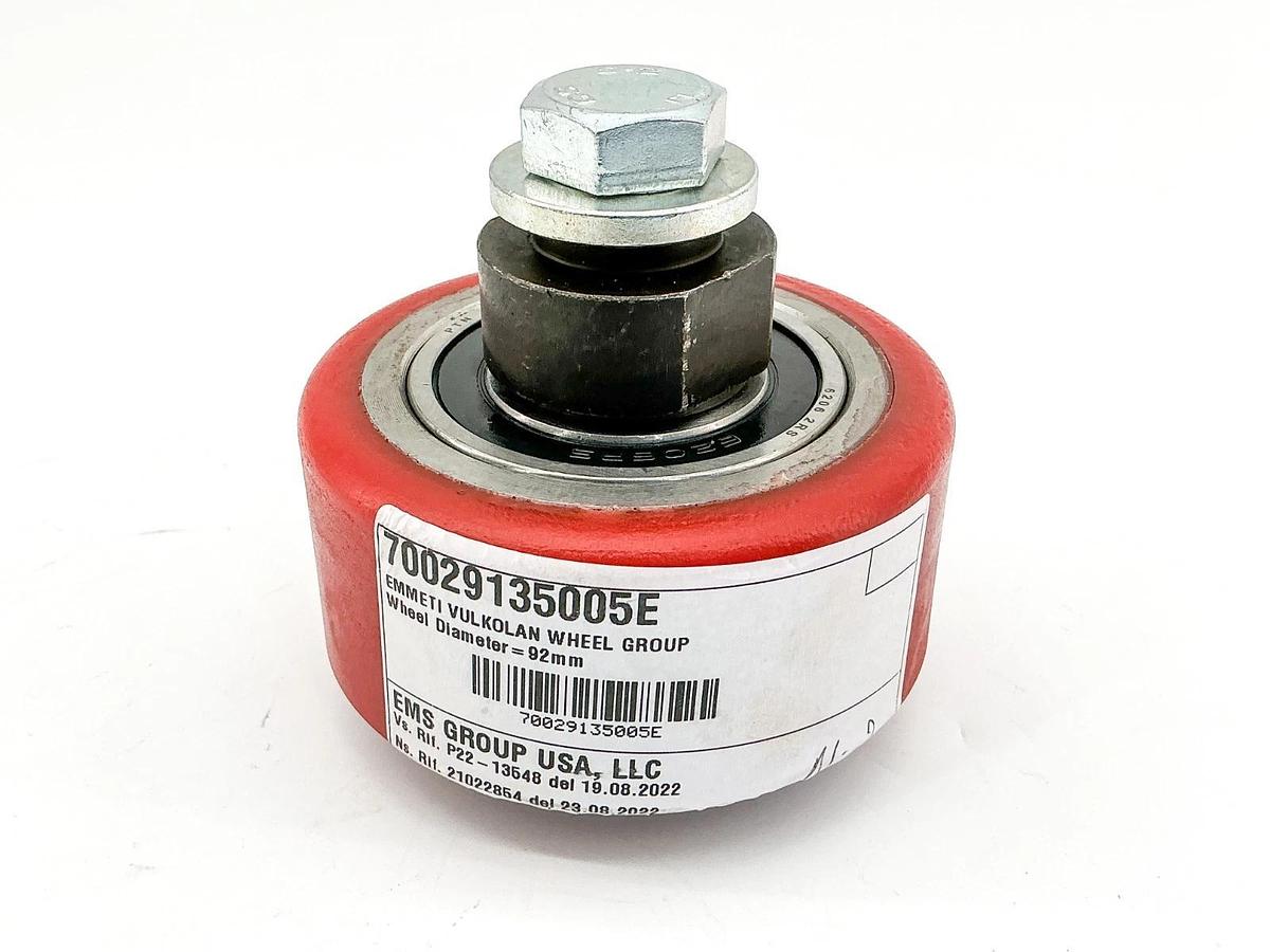 New EMS 70029135005E Roller Wheel Assembly 92mm - No Box