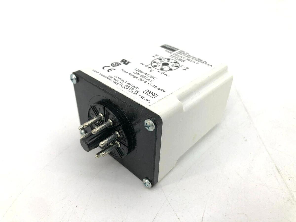 New Dayton 1EGB8 Time Delay Relay 120VAC 10A