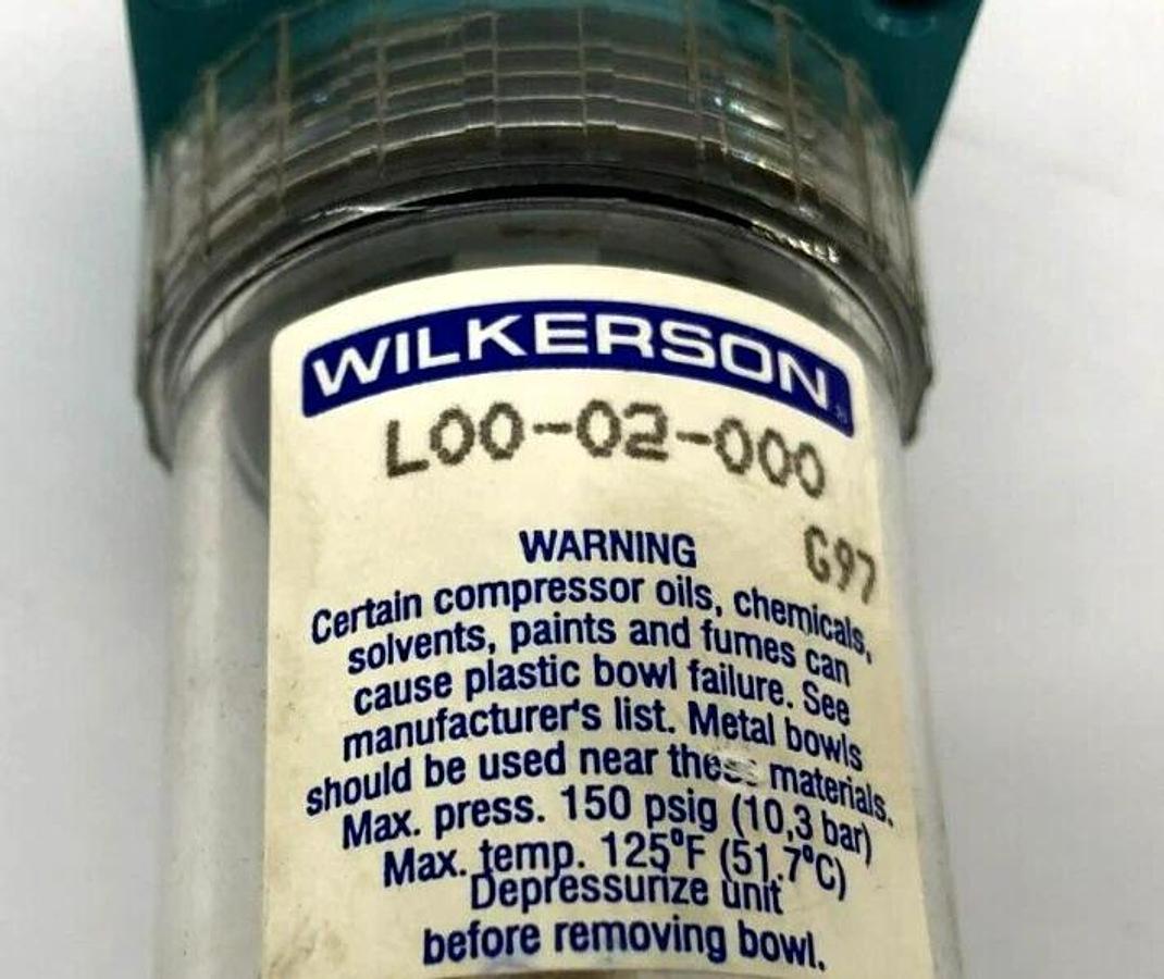 New Wilkerson L00-02-00 Hydraulic Lubricator 7/16" NPT