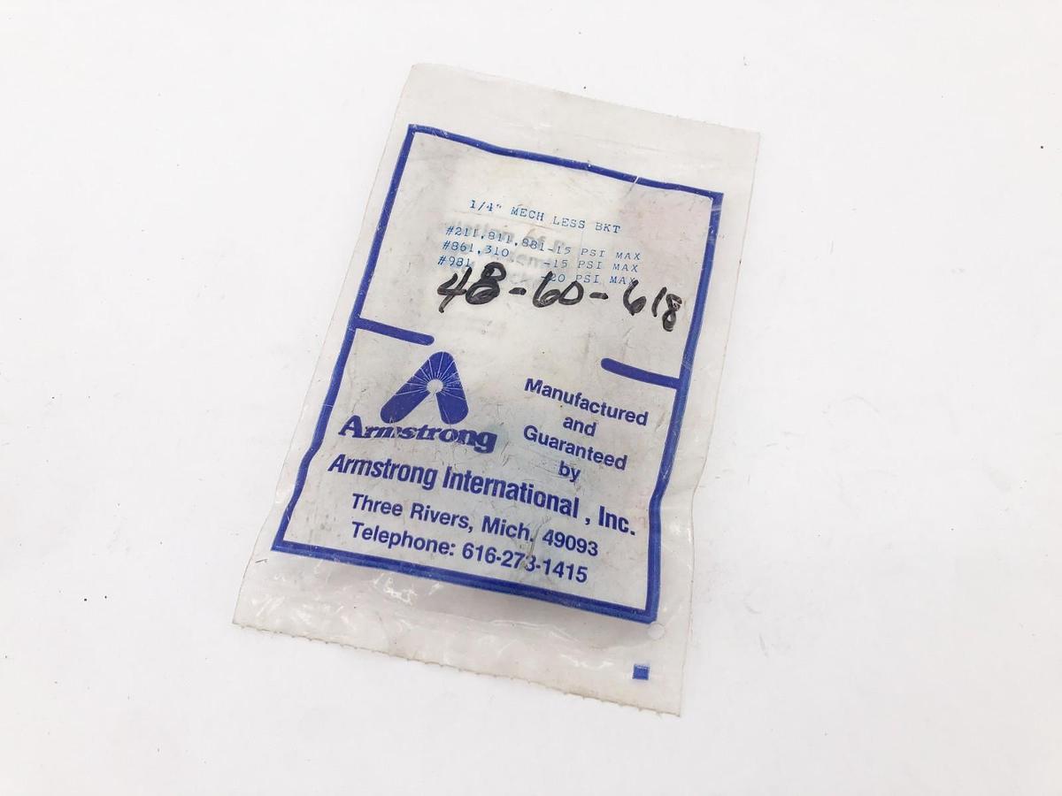 New Armstrong 1/4" MECH LESS BKT Repair Kit #211 811 881 861 310 981 20psi Max