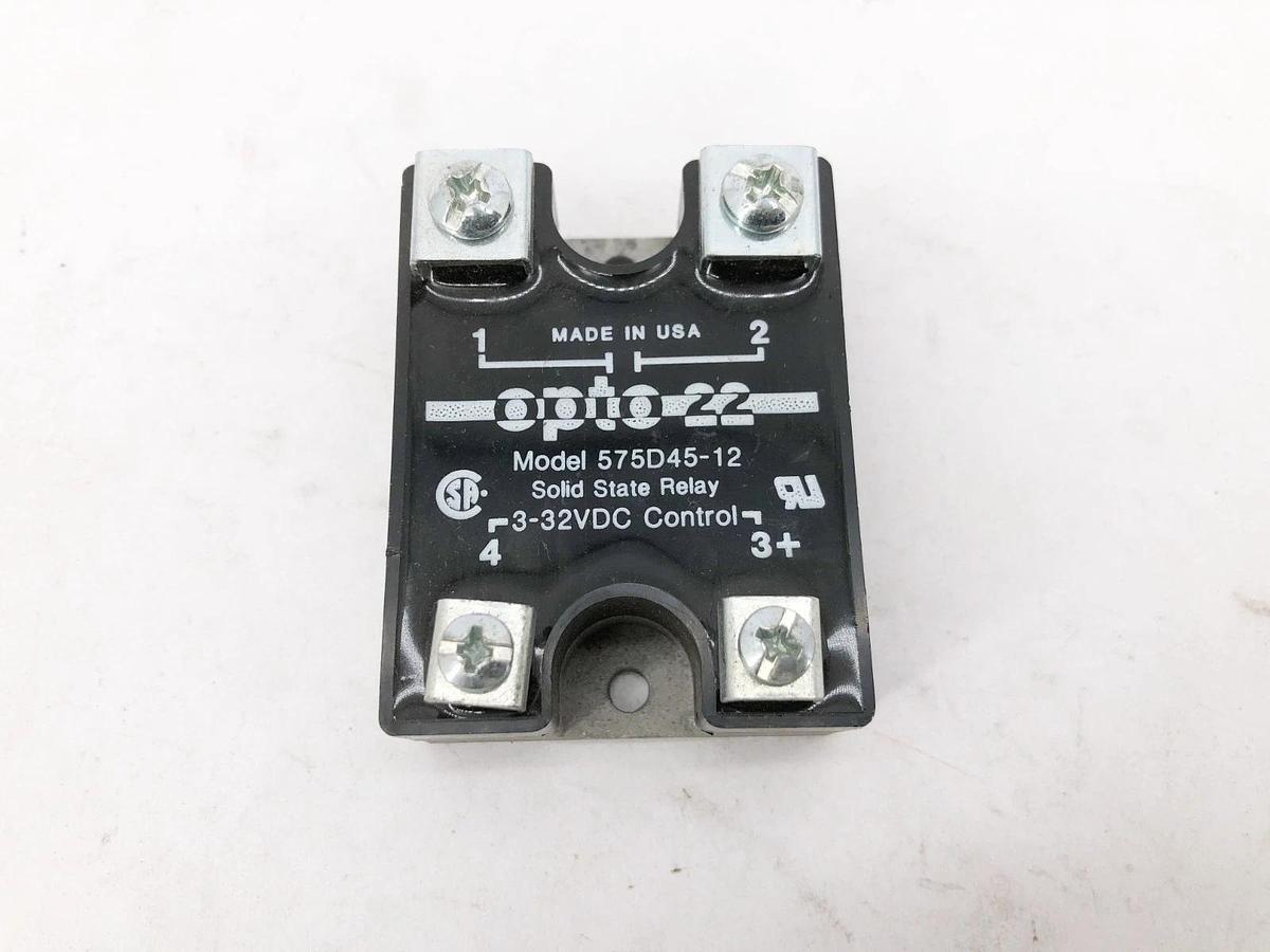 Used Opto 22 575D45-12 Solid State Relay 3-32VDC Control