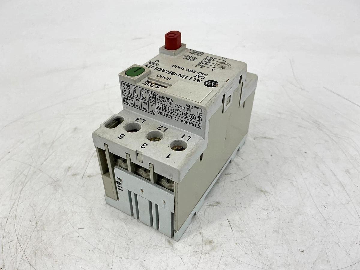 New Allen Bradley 140-MN-1000 Ser C Man Motor Start Circ Breaker 6.3-10A -No Box