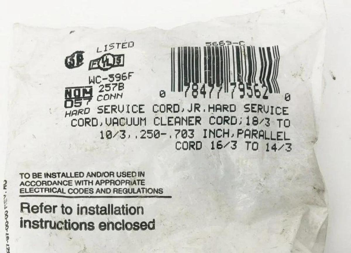 Used Lot of 6 Leviton 5669-C Straight Blade Locking Plug & Connectors 15A 250V