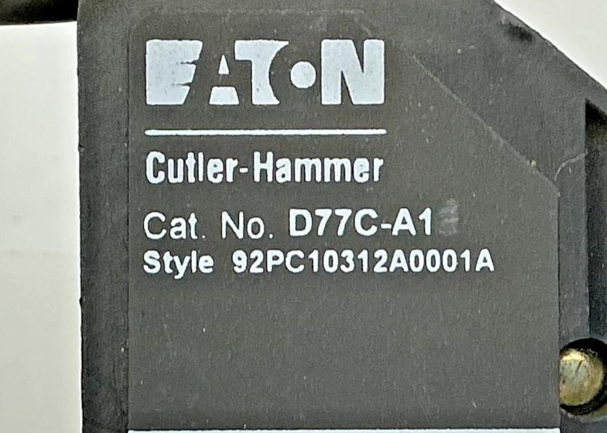 Used Eaton Cutler-Hammer D77C-A1 Auxiliary Contact 0.1A 30V