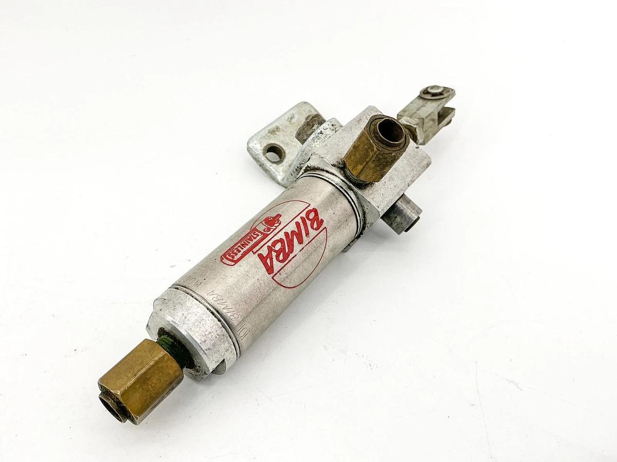 Used Bimba BFT-091-D Pneumatic Cylinder 1-1/16" Bore 1" Stroke Stainless Steel