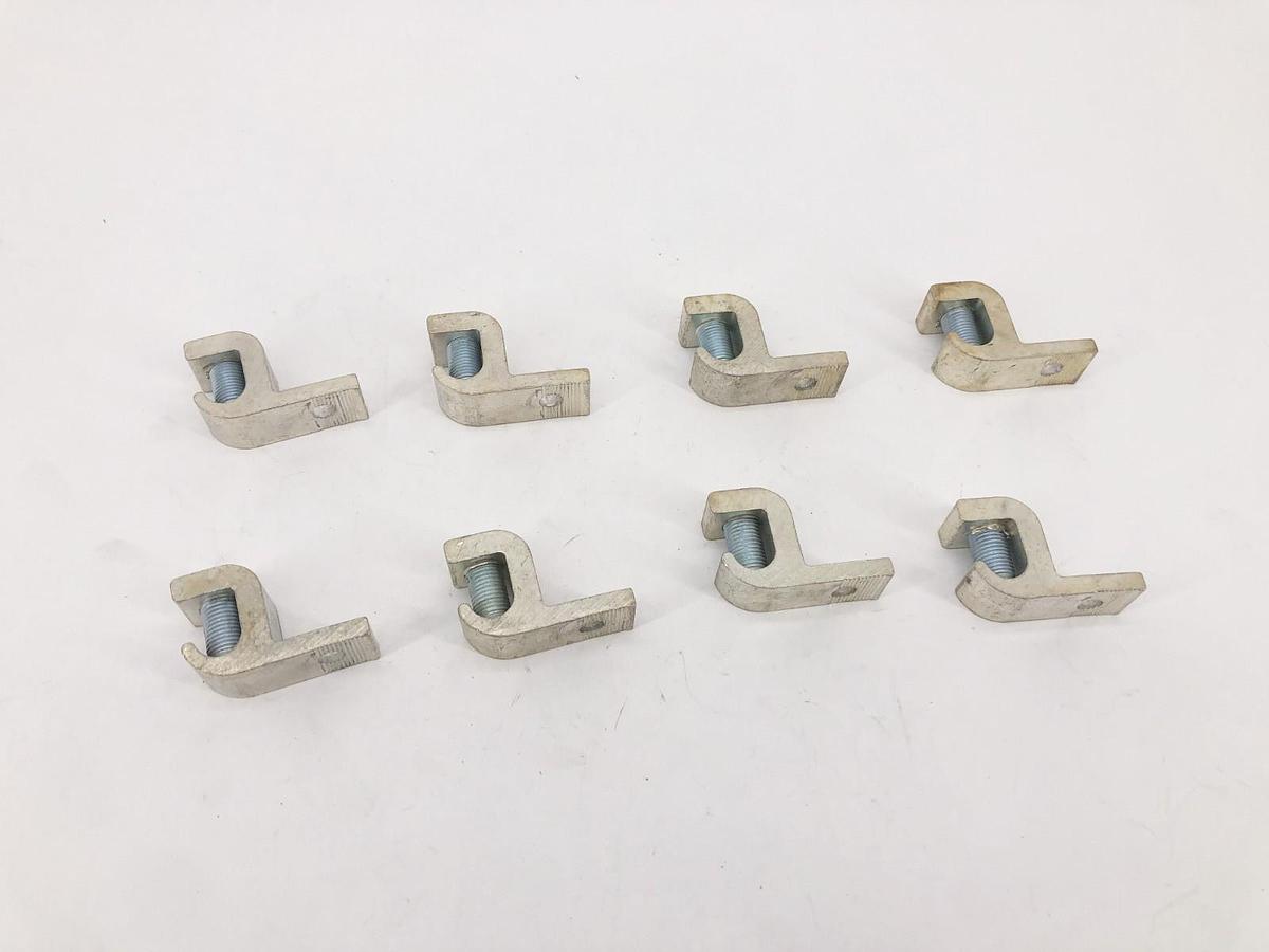 Lot of 8 New 1/0-14 ALORCU Lay-In Ground Lugs - No Box