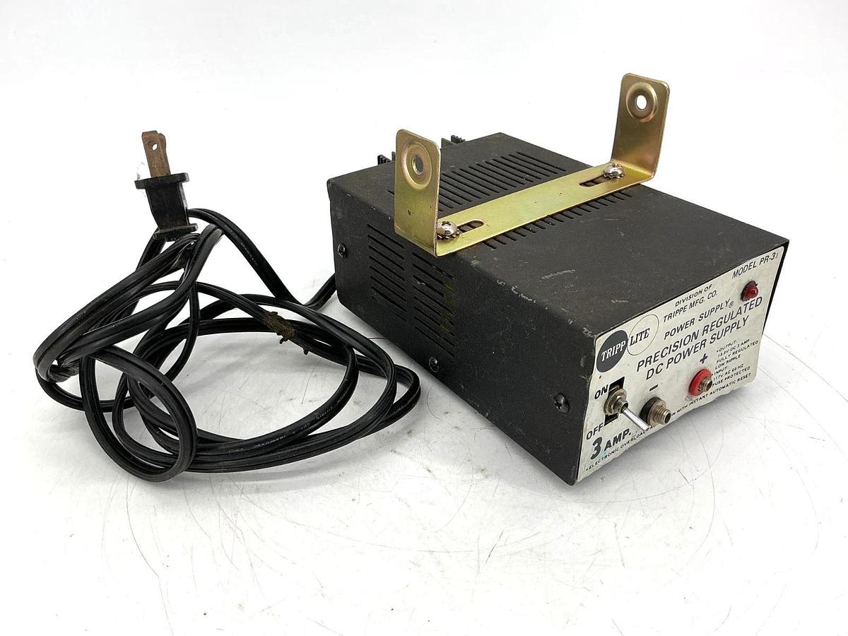 Used Tripp Lite PR-3A Precision Regulated DC Power Supply Output 3A 13.8VDC Input 117