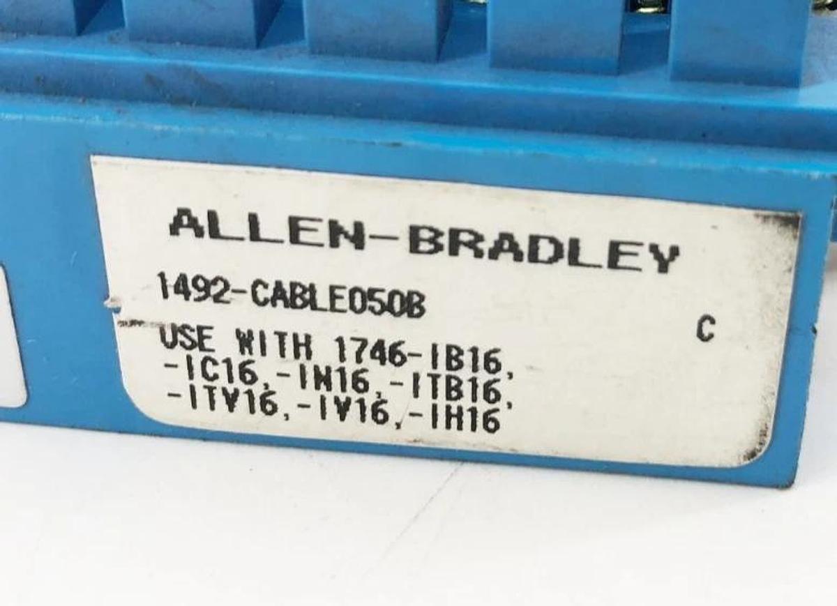 New Allen Bradley 1492-CABLE050B Pre-Wired Cable For 1746 Digital I/O - No Box