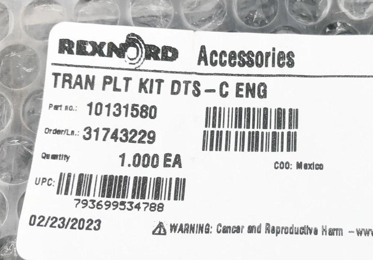 Lot of 2 New Rexnord TRAN PLT KIT DTS-C ENG Comb Kits 10131580