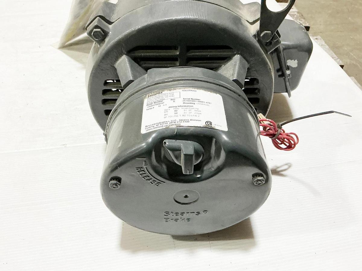 New Emerson U3E2GCR-P Electric Motor W/ Brake 3HP 575V 1765RPM 105603100DNF