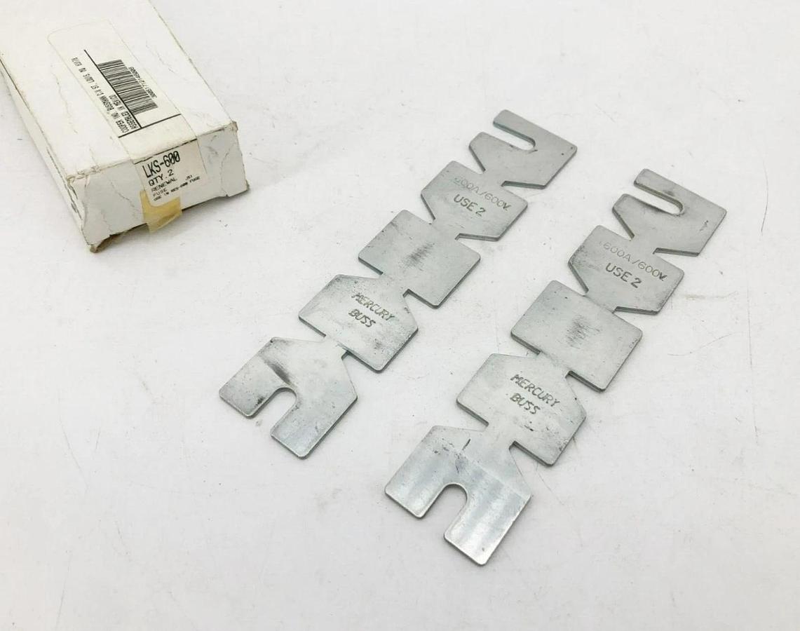 Lot of 2 New Bussmann LKS-600 Super-Lag Renewal Links 600A 600V