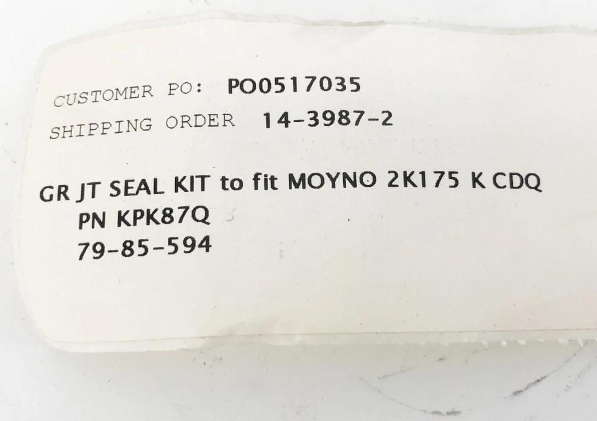 New KPK87Q Gear Joint Seal for Moyno 2K175 K CDQ - No Box