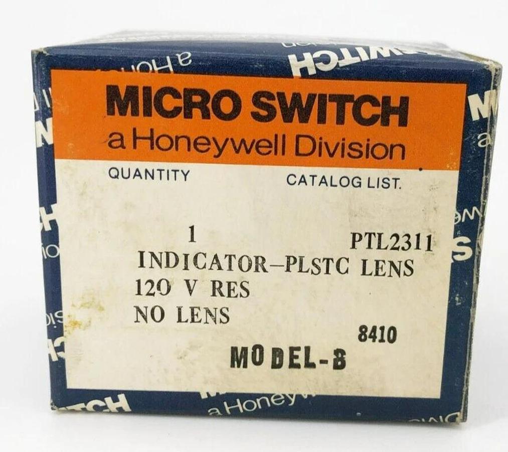 New Honeywell Microswitch PTL2311 Light Switch Indicator 120V