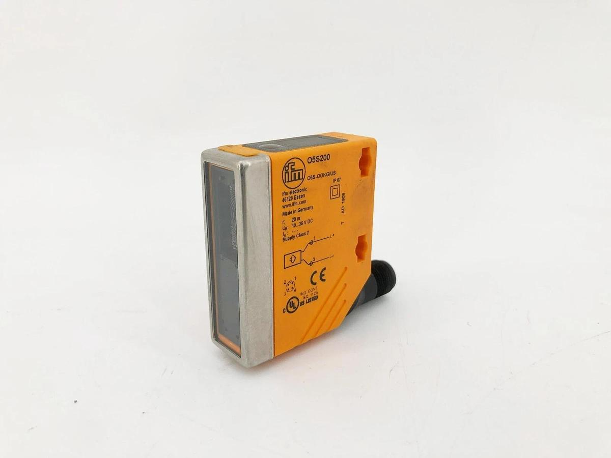 Used IFM Efector O5S200 Through-Beam Sensor Transmitter 20m Range 10-36VDC