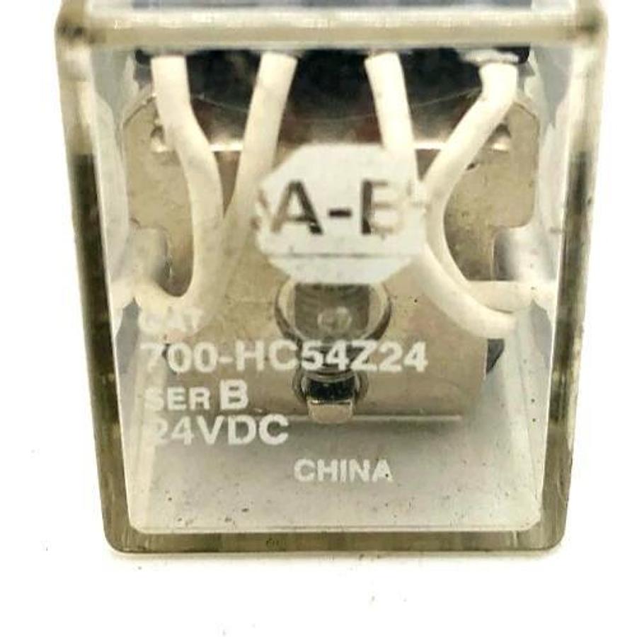 Used Lot of 7 Allen Bradley 700-HC54Z24 Ser. B Relays 24VDC
