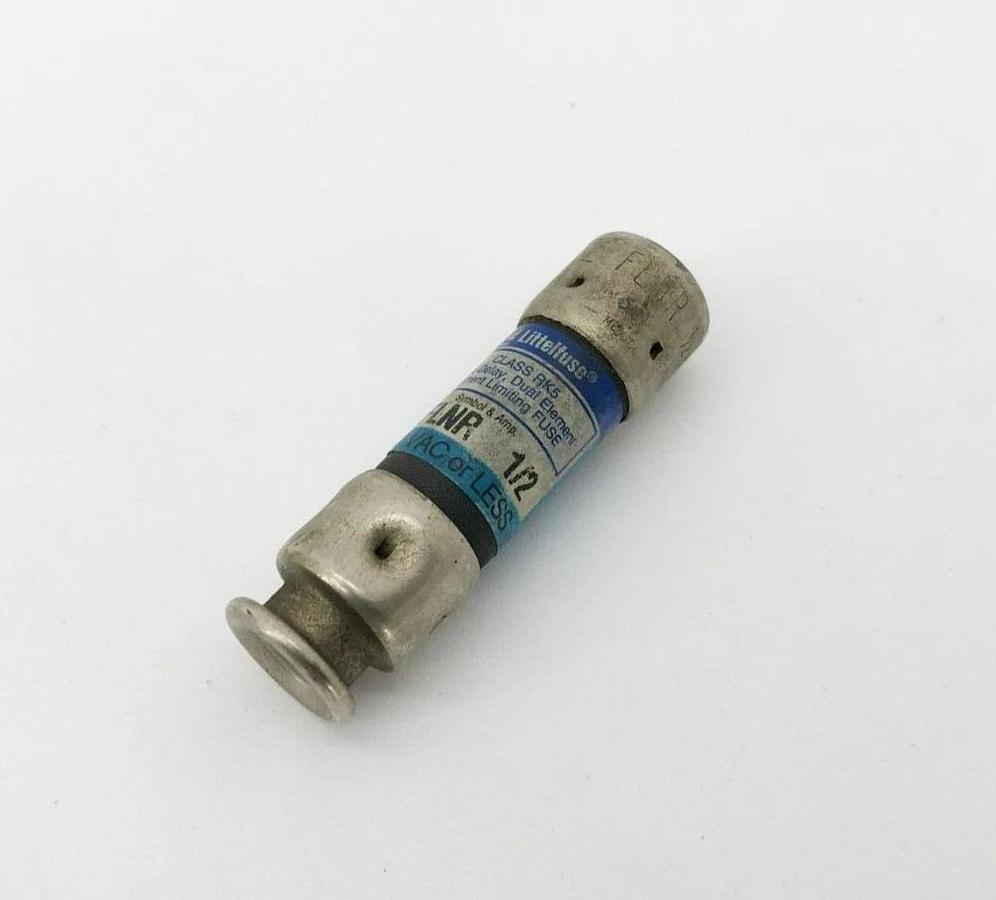 Lot of 6 New Littelfuse FLNR 1/2A Time Delay Fuses 250VAC 1/2A