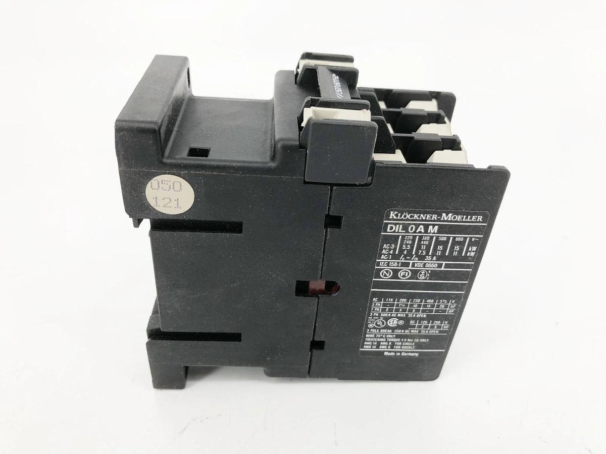 New Klockner-Moeller DIL 0 A M Contactor 24VDC 50/60Hz 35A