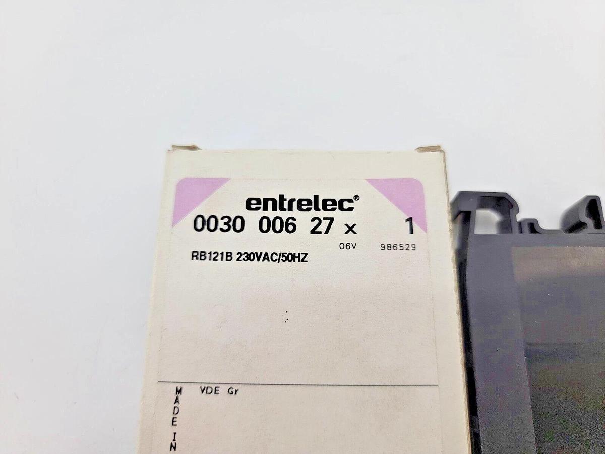 New Entrelec RB121B-230VAC Interface Block 230VAC 50Hz 0030 006 27