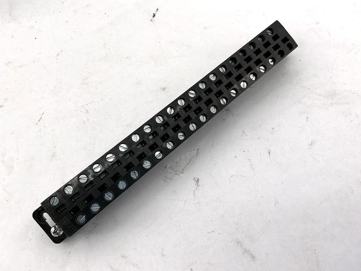 Used CTI 2500-40F Face 40 Terminal Block 40-Position/Terminal Black