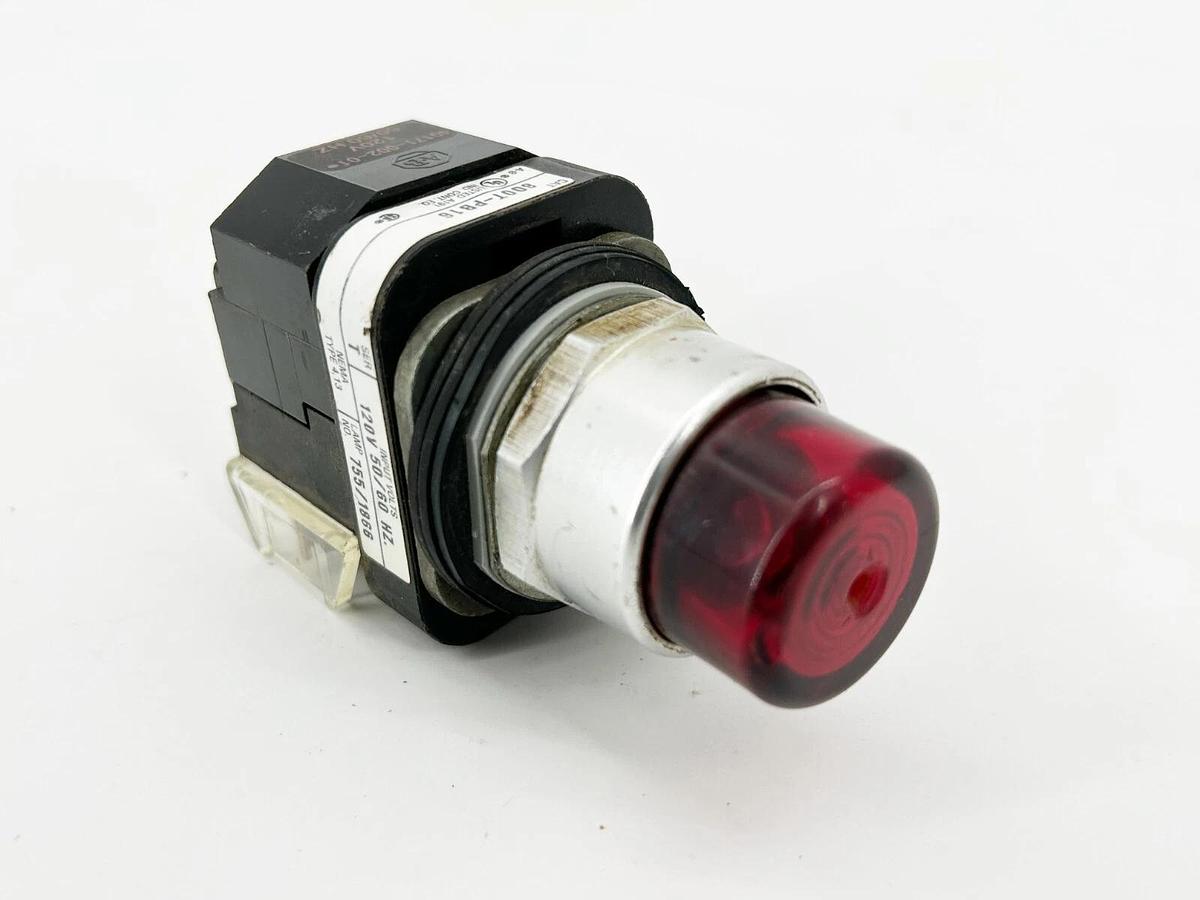 Used Allen Bradley 800T-PB16 Pushbutton 30.5M Momentary Contact Red