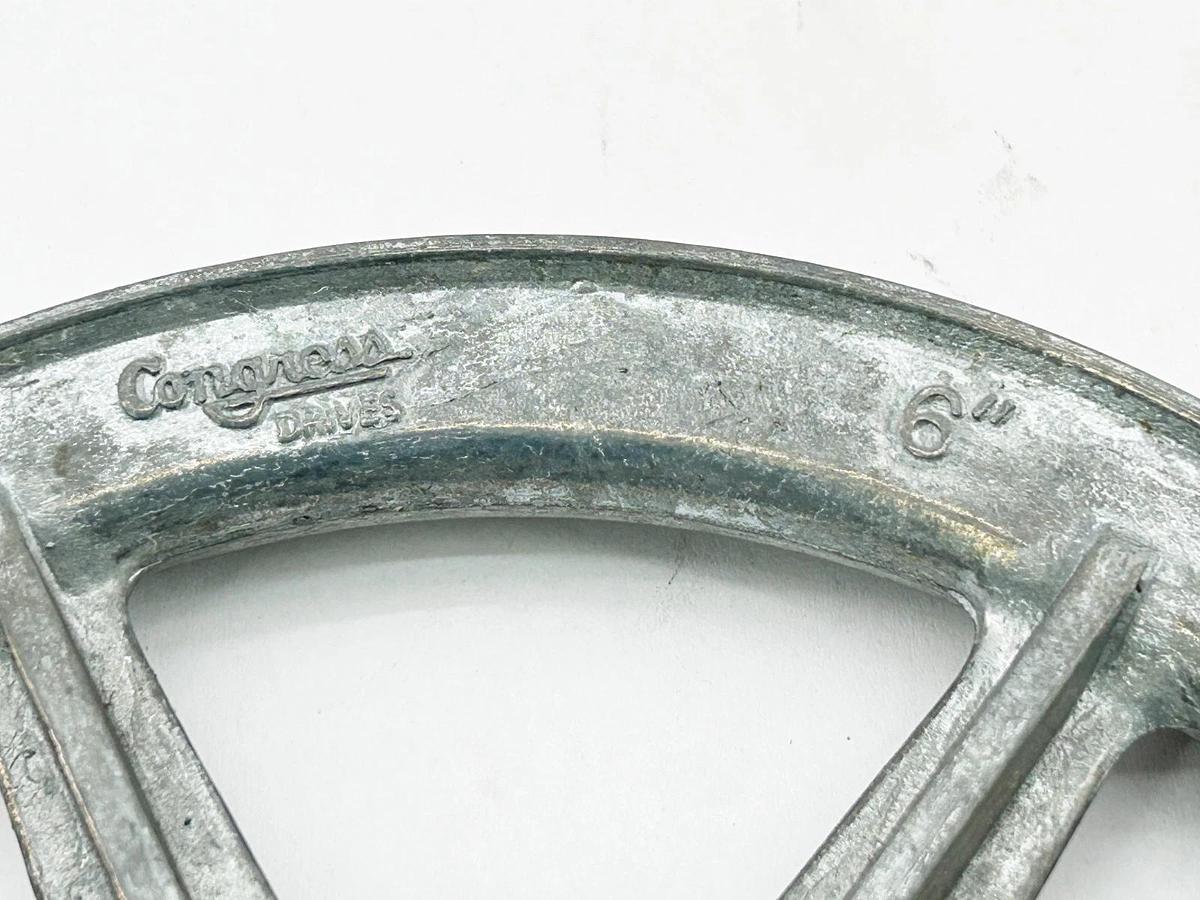 New Congress Drives 6A x 5/8"  V-Belt Pulley W/Key Way 3X919