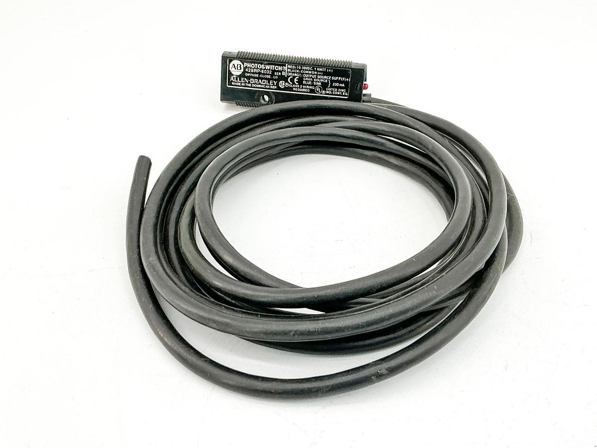 Used Allen Bradley 42SRP-6032 Photoswitch Sensor 10-30VDC 1W Ser.B - No Box