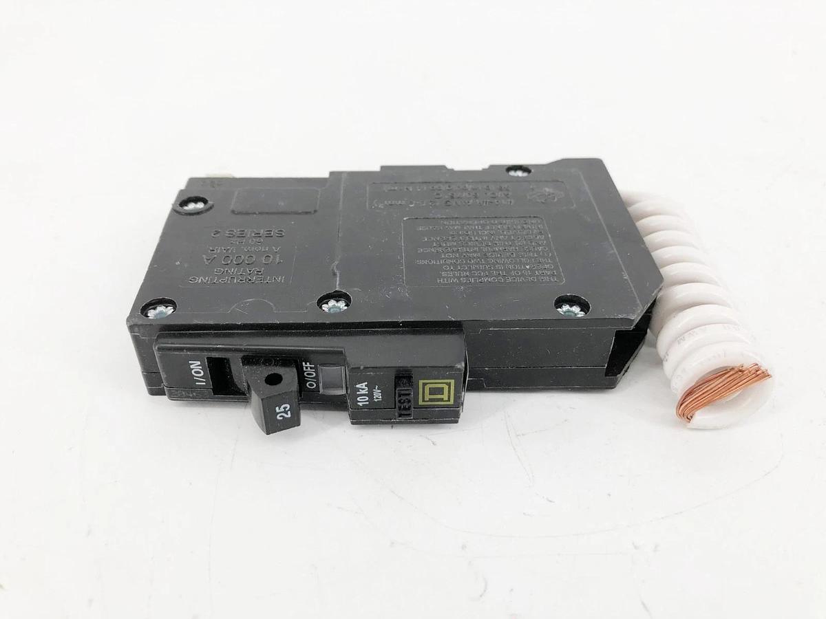 New Square D QO125EPD Circuit Breaker 25A 120V 60Hz 1 Pole