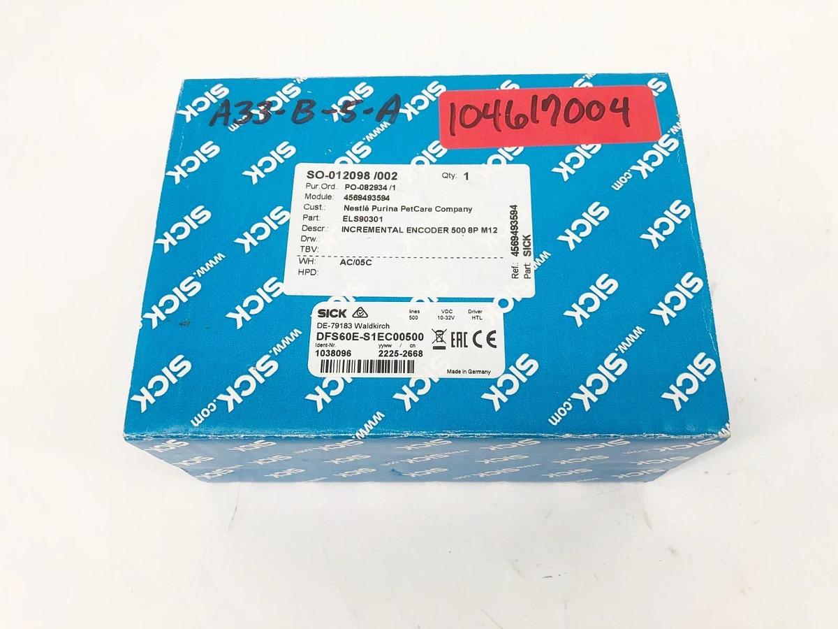 New SICK DFS60E-S1EC00500 Incremental Encoder 1038096