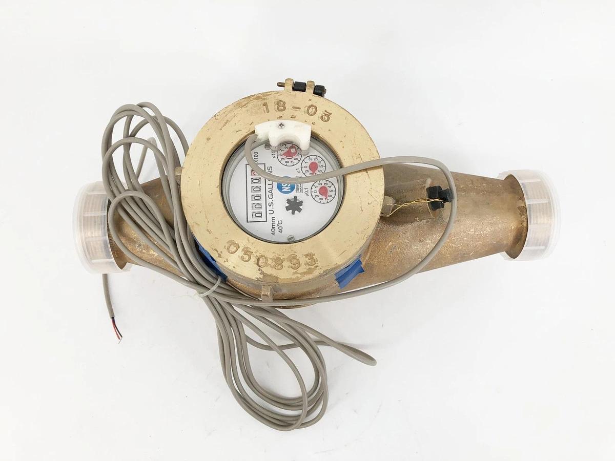 New SeaMetrics MJNR-150-100G Flow Meter 1-1/2" (Minor Cosmetic Damage)