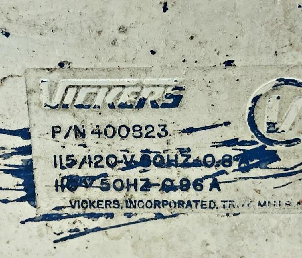 Used Vickers 400823 Solenoid Coil 120V 0.8A